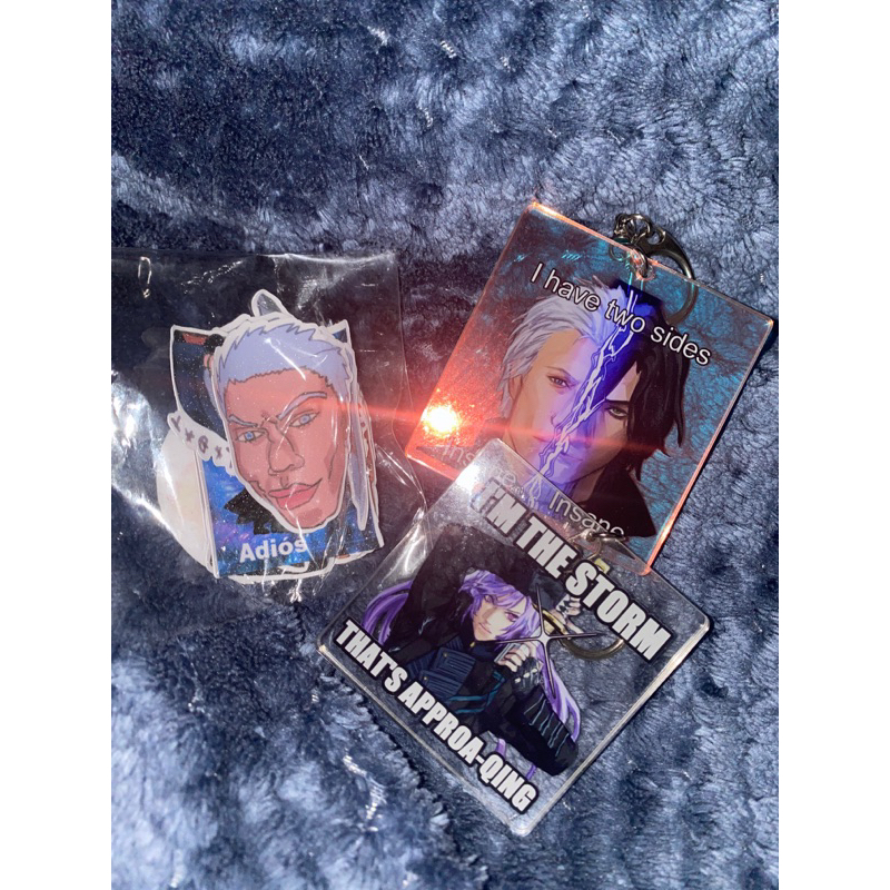 Móc khoá, sticker Devil may cry. [Merch Artist]