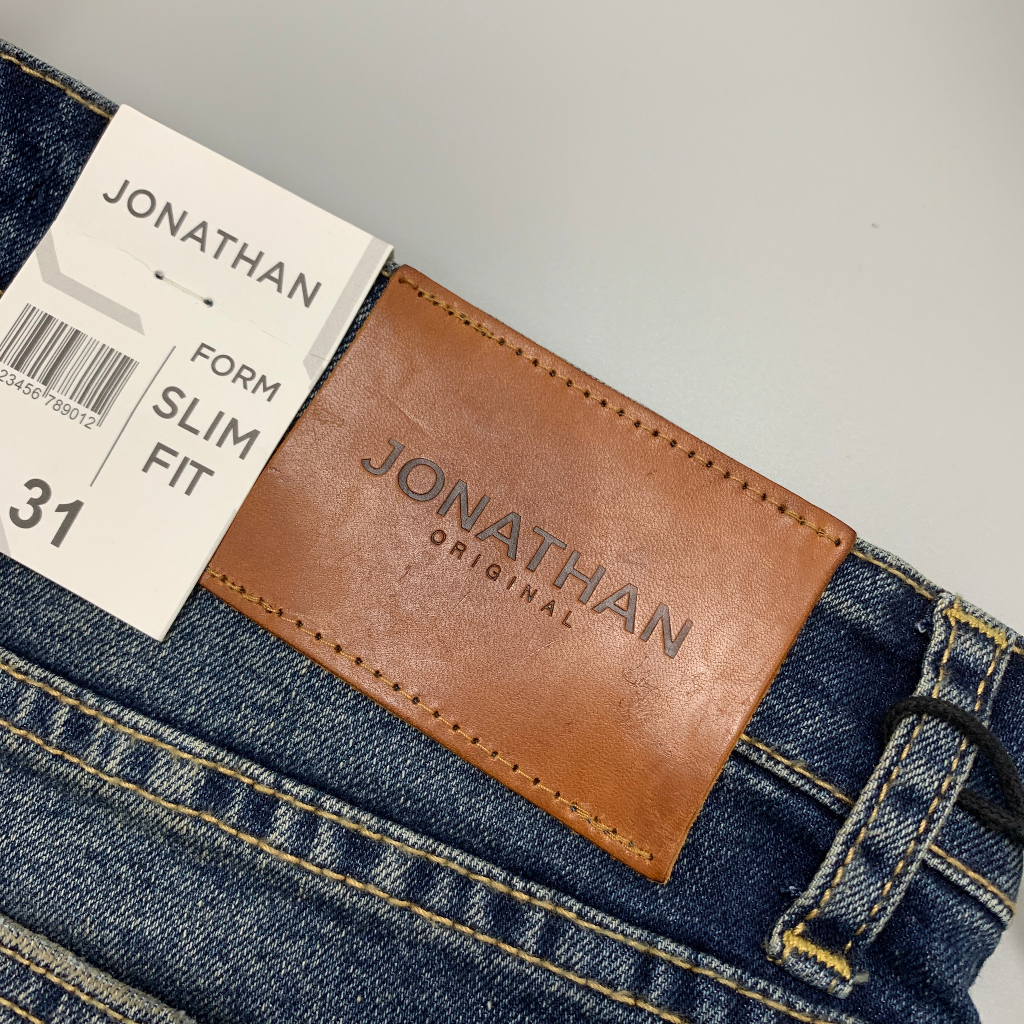 Quần Short Jeans Nam Xanh Đậm Xước JONATHAN QJ066 vải denim cao cấp co dãn nhẹ 4 chiều, form dáng chuẩn đẹp, trẻ trung