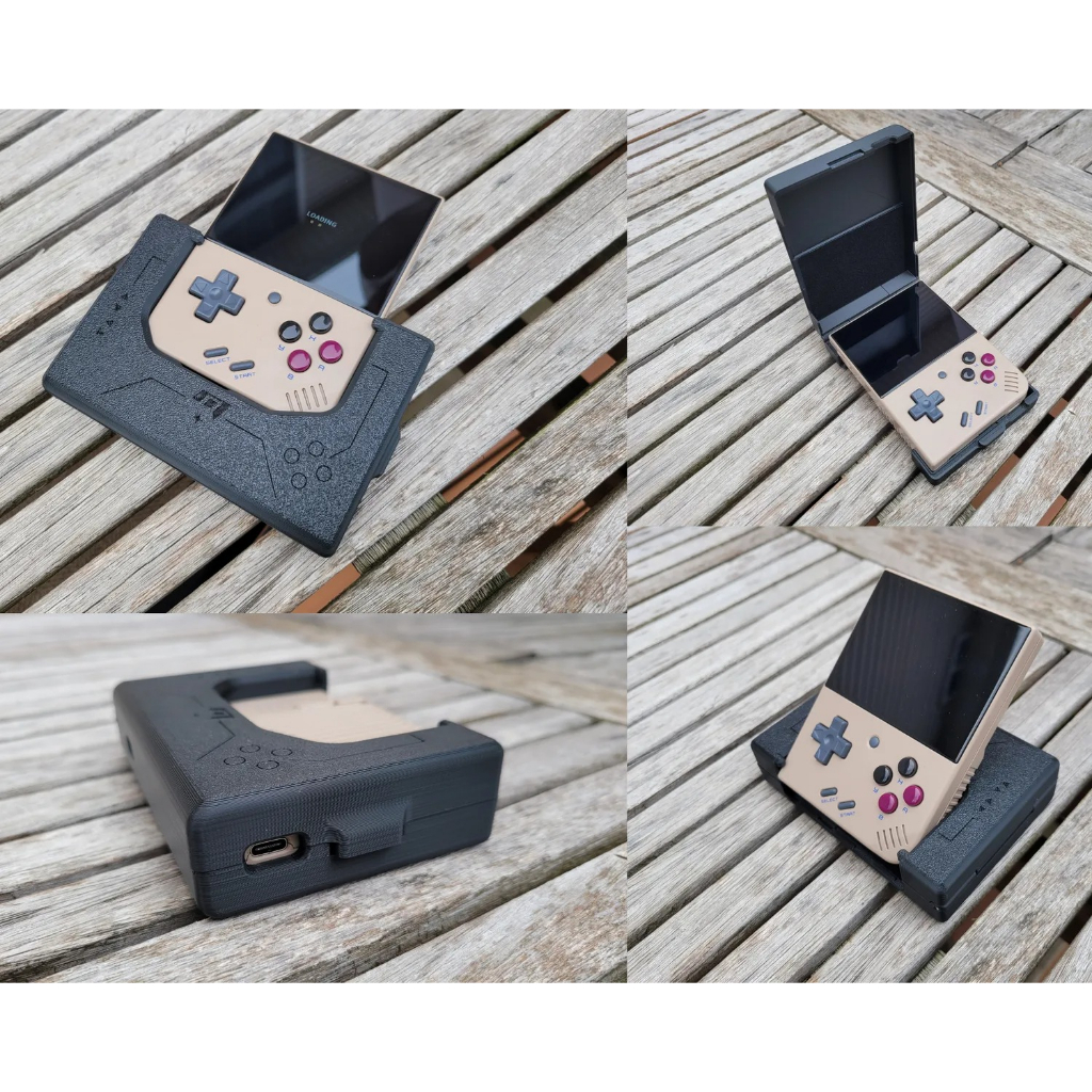 Bộ hộp đựng kiêm grip cầm chơi Miyoo Mini V2 và Plus