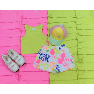 Set bộ Mickey cho bé chất liệu cotton thoang mát