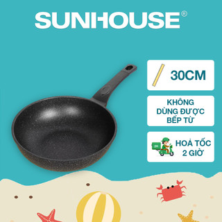 Chảo siêu bền đá sâu sunhouse sbds30