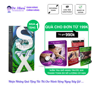 Bao Cao Su Sagami Kéo Dài Thời Gian Hương Bạc Hà Spearmint 01 Hộp Dr Hieu