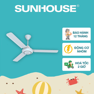 Quạt trần SUNHOUSE SHD7655 - Bảo hành chính hãng 12 tháng