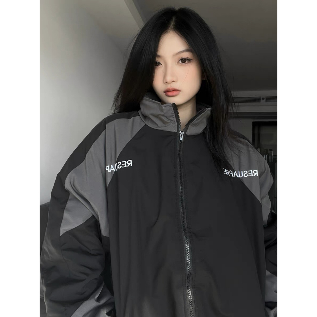 Áo Khoác gió nam nữ áo khoác ngoài chất liệu dù gió may 2 lớp mỏng chống thấm nhẹ form rộng phong cách Hàn Quốc Ad22