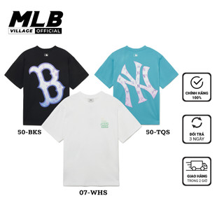 Áo Thun MLB chính hãng - Áo Phông MLB Gradient Monogram Cilipping Overfit Tshirt 3ATSM0633