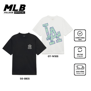 Áo Thun MLB chính hãng - Áo Phông MLB Logo Paisley Clipped 3ATSI0333