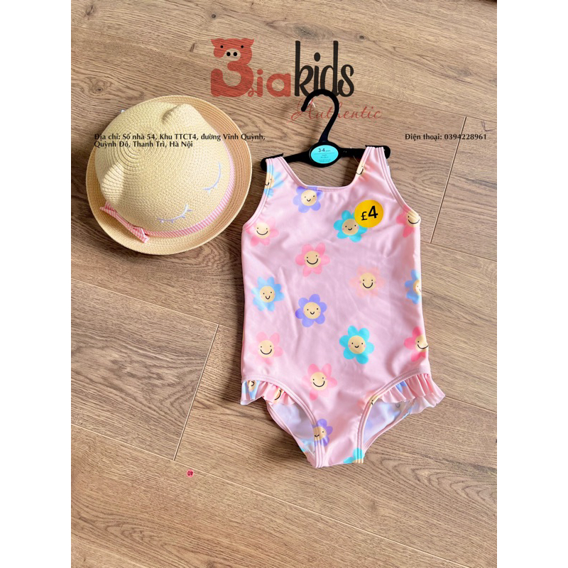 Bikini hồng in hoa