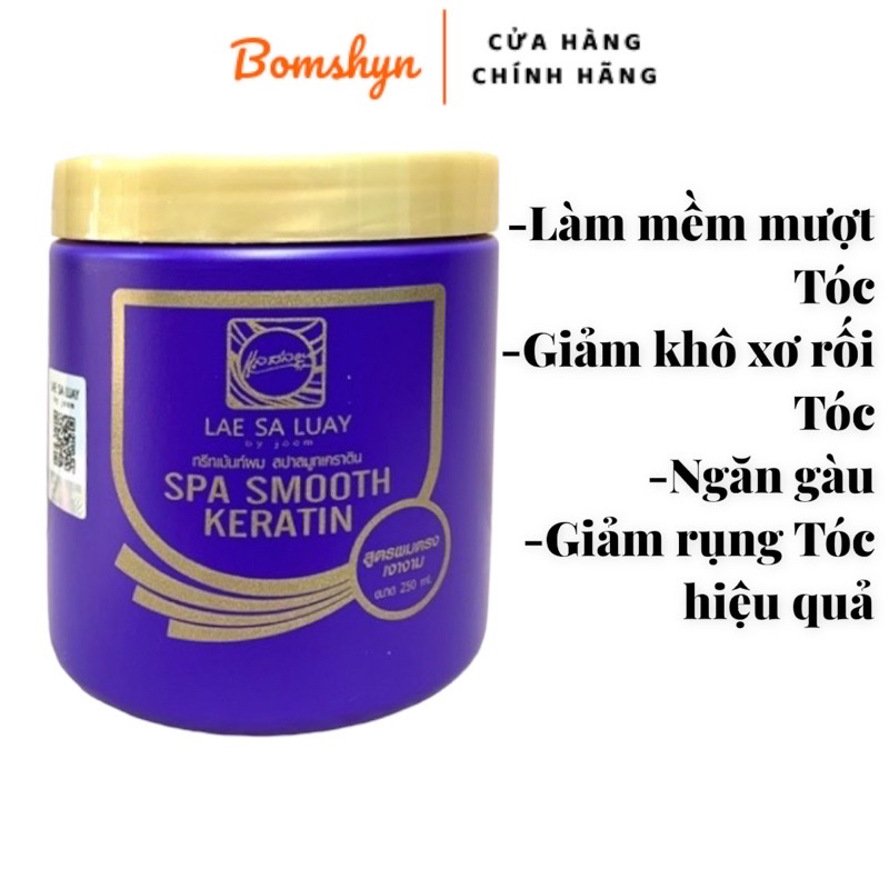 ￼KEM Ủ TÓC XẢ TÓC Ủ LỤA KERATIN LAE SA LUAY 250ml THÁI LAN
