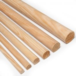 Thanh gỗ thông tròn dài 1m2   được bào láng dùng để decor,làm macrame,trang trí,.....