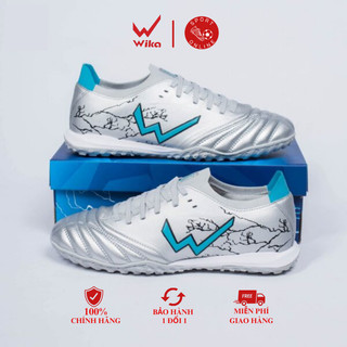 Giày đá bóng Wika Thunder lưỡi gà liền, cổ chun ôm chân, đệm gót chống xước mới nhất