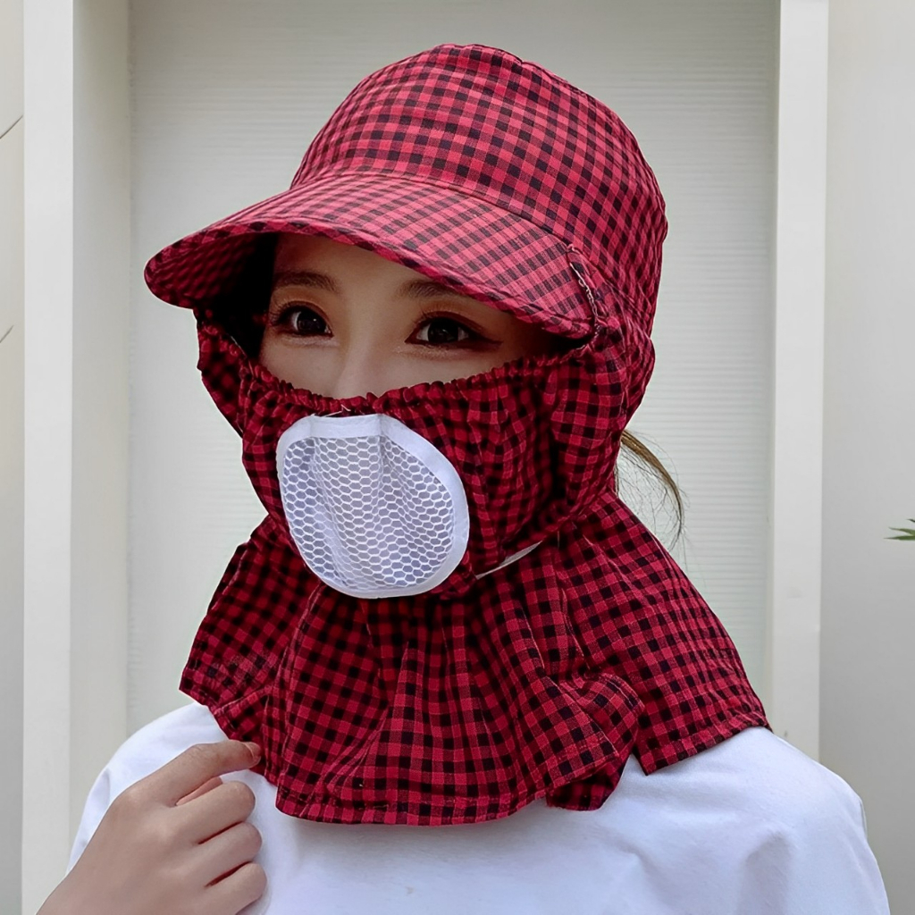 Mũ Chống Nắng Kèm Tấm Che Mặt Và Cổ Tiện Dụng Khi Đi Câu Cá / Leo Núi Emmy_Shop_90