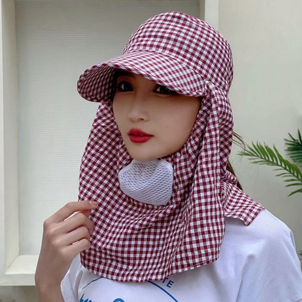 Mũ Chống Nắng Kèm Tấm Che Mặt Và Cổ Tiện Dụng Khi Đi Câu Cá / Leo Núi Emmy_Shop_90