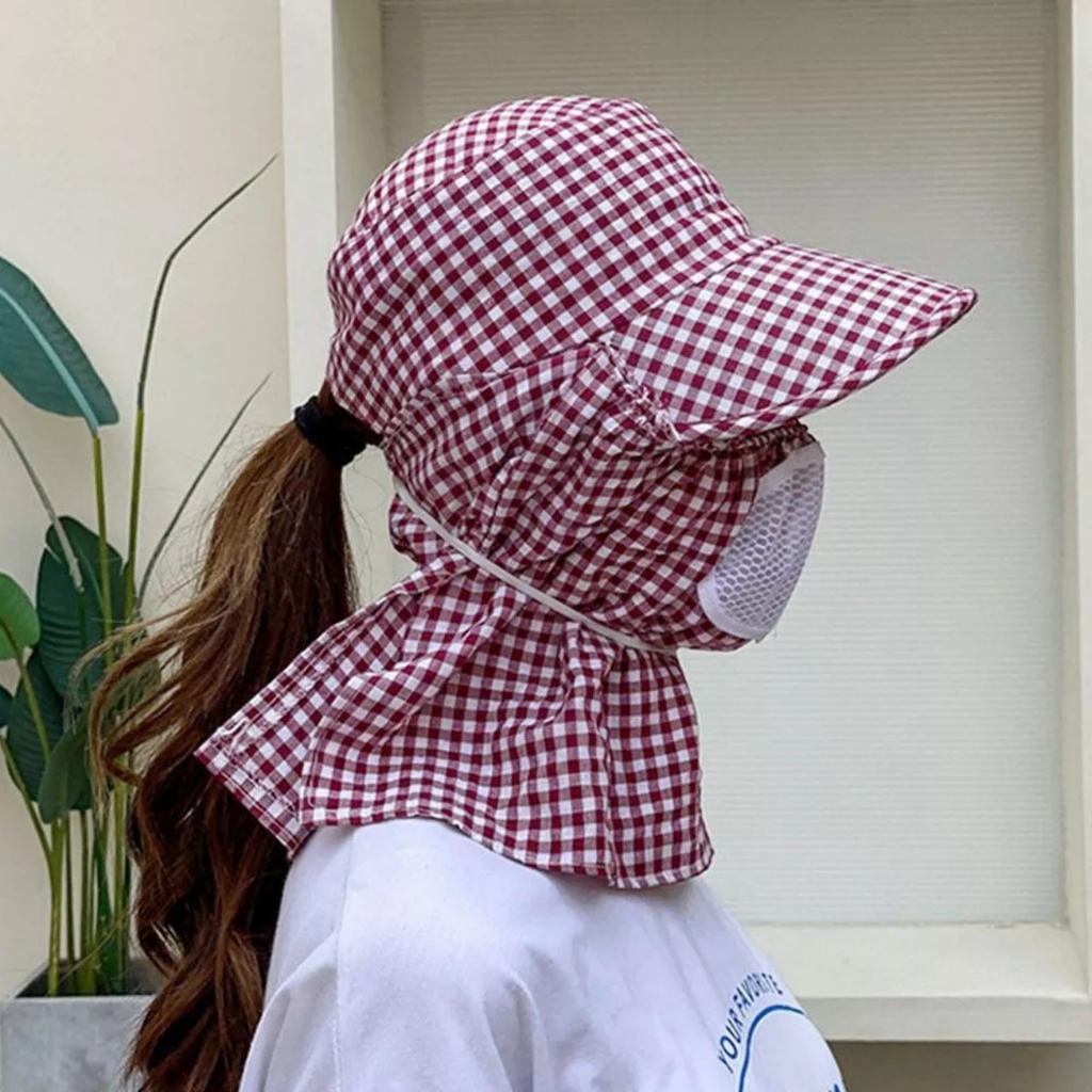 Mũ Chống Nắng Kèm Tấm Che Mặt Và Cổ Tiện Dụng Khi Đi Câu Cá / Leo Núi Emmy_Shop_90