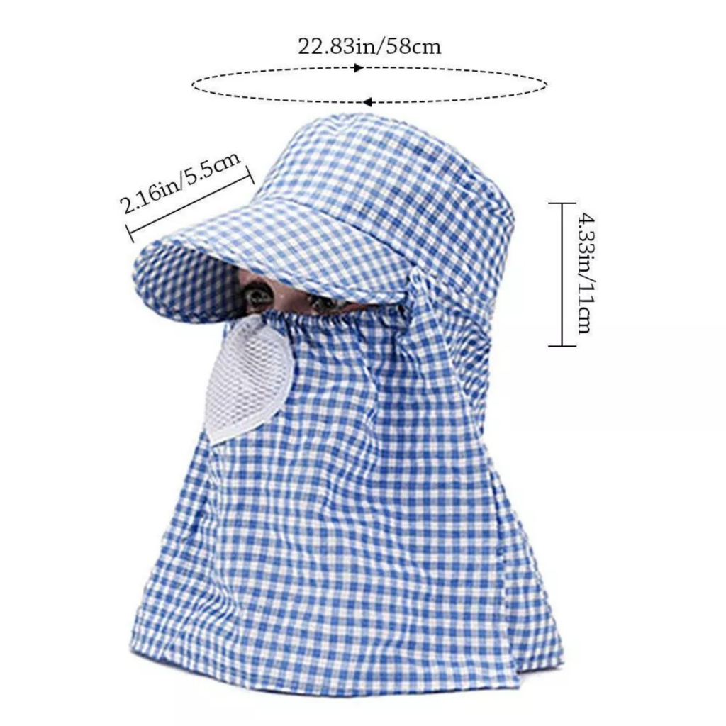 Mũ Chống Nắng Kèm Tấm Che Mặt Và Cổ Tiện Dụng Khi Đi Câu Cá / Leo Núi Emmy_Shop_90