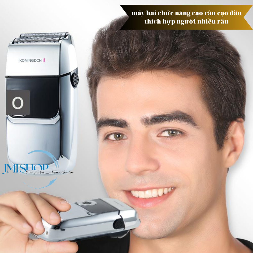 Máy Cạo Râu, Máy Cạo đầu, râu quai nón Chuyên Nghiệp, Tông Đơ Cắt Tóc Sạc USB - JMI Shop - jmi group