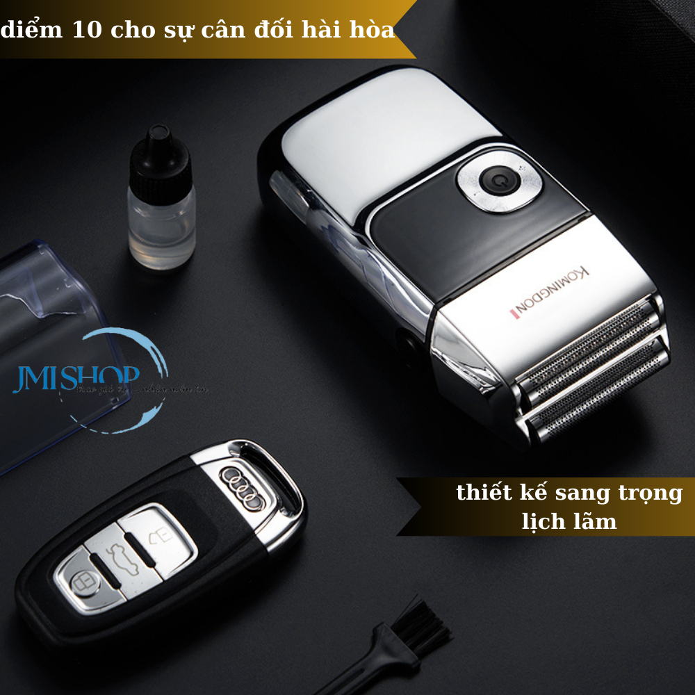 Máy Cạo Râu, Máy Cạo đầu, râu quai nón Chuyên Nghiệp, Tông Đơ Cắt Tóc Sạc USB - JMI Shop - jmi group