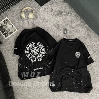 Áo phông Chrome heart vảy sơn form rộng hàng QCL1