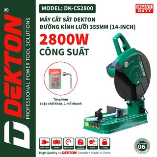 Máy cắt sắt bàn dekton dk-cs2800 2800w 355mm model 2023