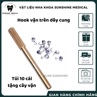 Hook vặn trên dây cung hook chỉnh nha hook vặn hỗ trợ niềng răng hiệu quả ss9