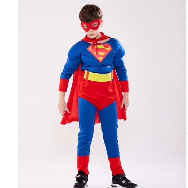 Quần Áo Siêu Anh Hùng Mặt Nạ + Có Cánh Cho Bé Yêu Hóa Trang Halloween. Bộ Đồ Hóa Trang Siêu Nhân Cho Bé
