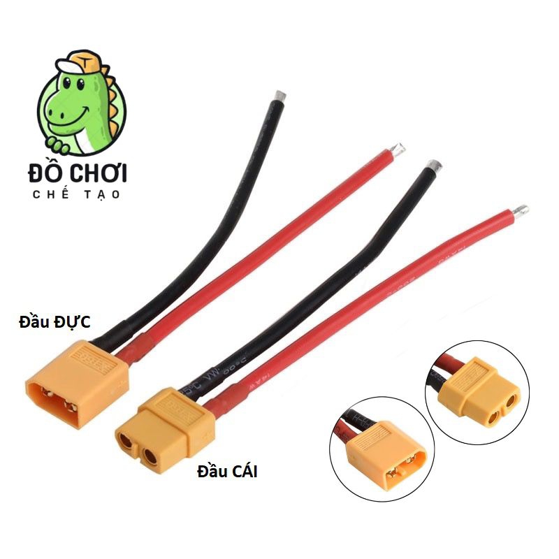 Jack XT60 kèm dây 16AWG