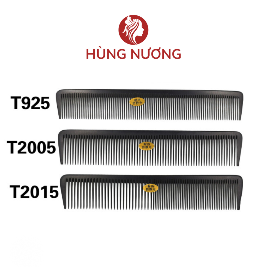 Lược chải tóc KH lina nhựa chịu nhiệt tốt, lược cắt tóc tạo kiểu cho salon tóc, baber shop và cá nhân