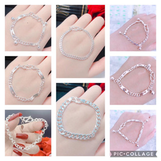 15 mẫu lắc tay/ lắc chân bạc ta nguyên chất cho bé yêu, cho bạn thoả sức chọn lựa