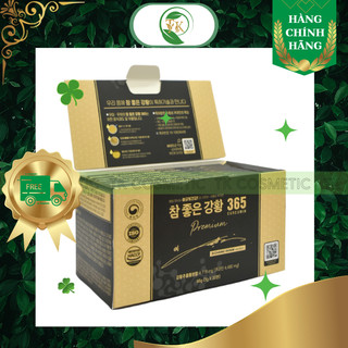 Tinh chất nghệ nano curcumin 365 premium nghệ vàng hàn quốc cao cấp 1 hộp 32 tép