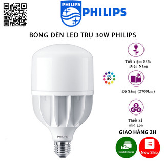 Bóng PHILIPS Led Trụ 30W Đuôi E27 Ánh Sáng Trắng/Vàng Bảo Hành 2 Năm (1 Đổi 1)