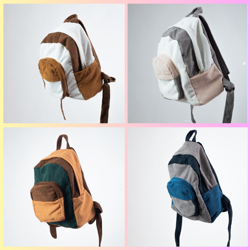 Balo Thời Trang 3 Màu Handmade Musty House