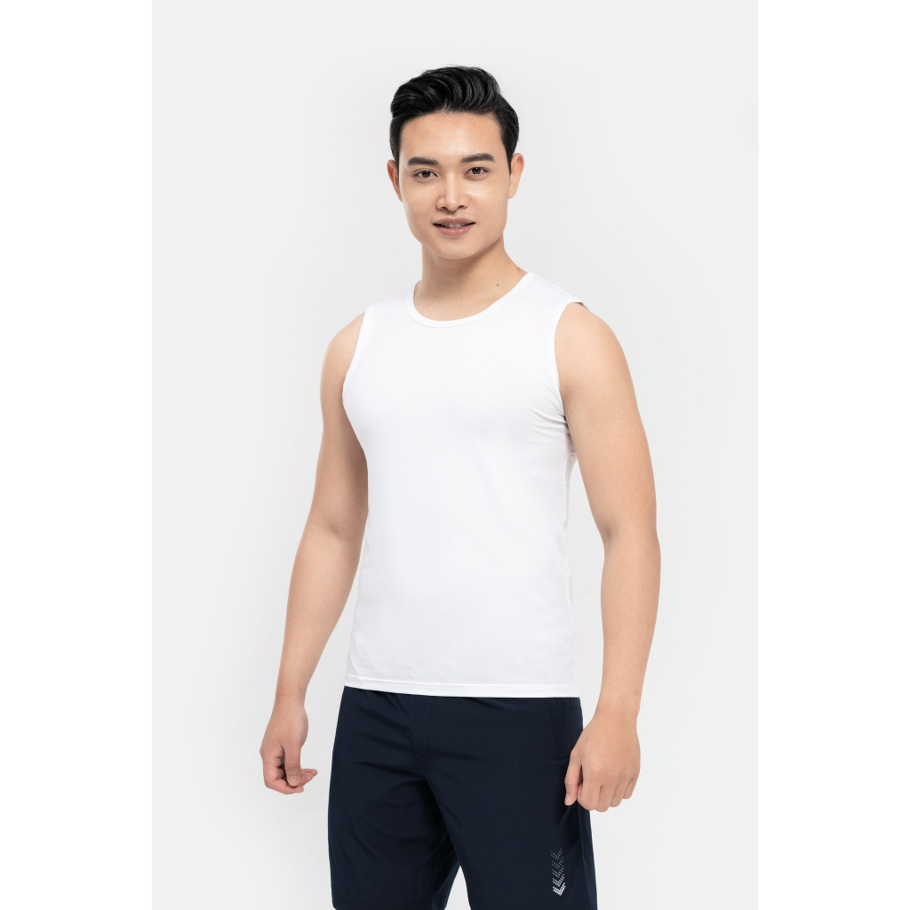 Áo ba lỗ nam Cardino kiểu dáng thể thao,chất liệu thun lạnh thoáng mát ACN02