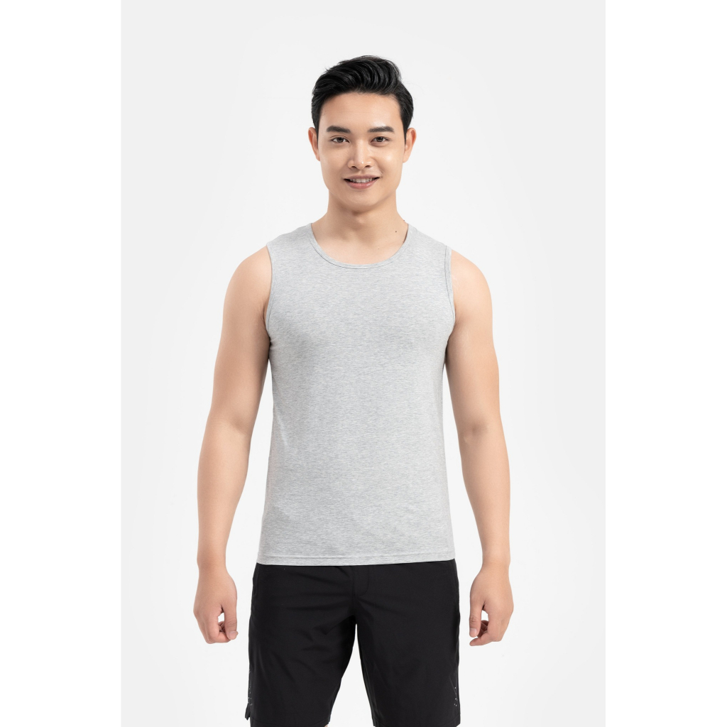 Áo ba lỗ nam Cardino kiểu dáng thể thao,chất liệu thun lạnh thoáng mát ACN02