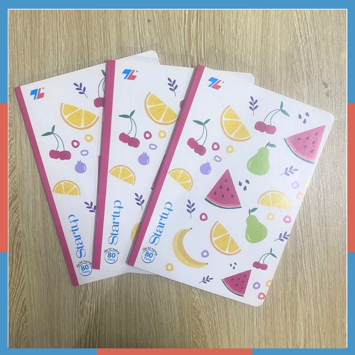 Vở kẻ ngang Thiên Long Startup 120 trang định lượng 60gsm NB098 bìa ngẫu nhiên