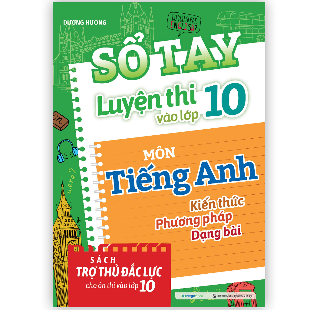 Sách Sổ tay Luyện thi vào lớp 10 môn Tiếng Anh