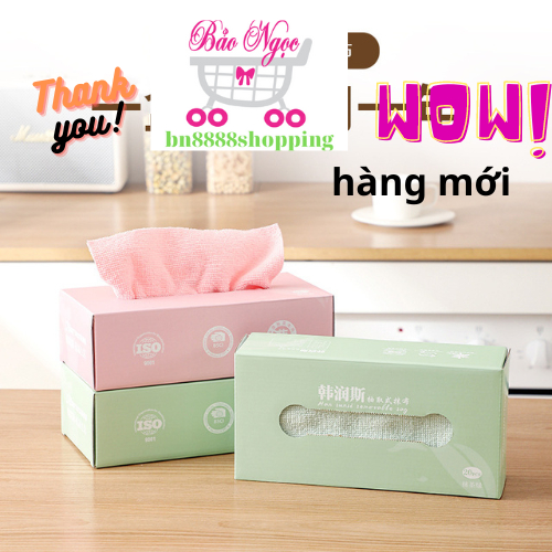hộp 20 khăn lâu vệ sinh bếp HÀNG MỚI VỀ độ thắm hút cao dùng được ở mọi nơi ô tô , nhà bếp , gương ....