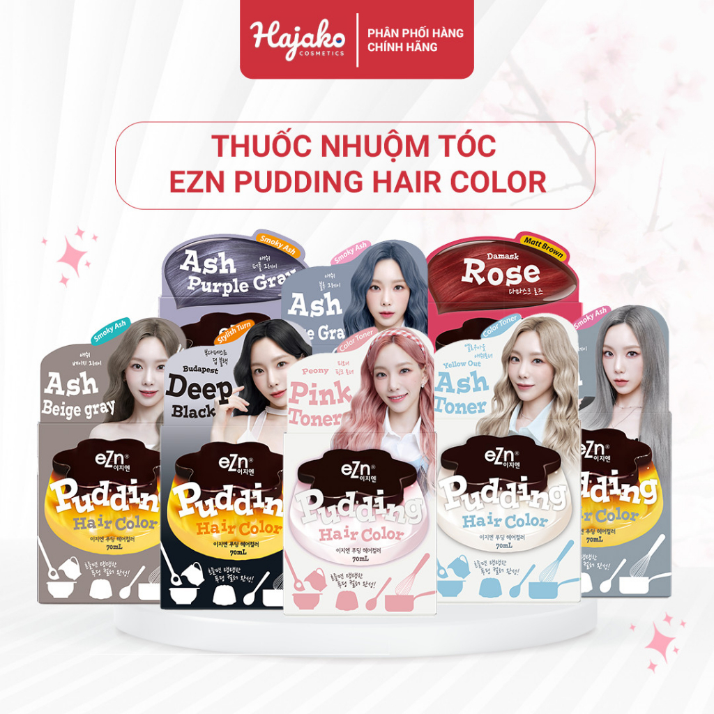 Thuốc Nhuộm Tóc Hàn Quốc eZn Pudding Hair Color 380g