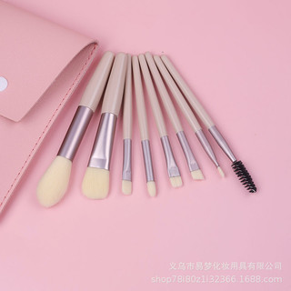 Bộ cọ trang điểm gốm 8 món Vintage, bộ cọ trang điểm cá nhân