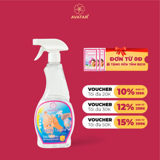 Xịt rửa tay khô diệt khuẩn vượt trội, x3 dưỡng ẩm không gây khô da avatar 650ml