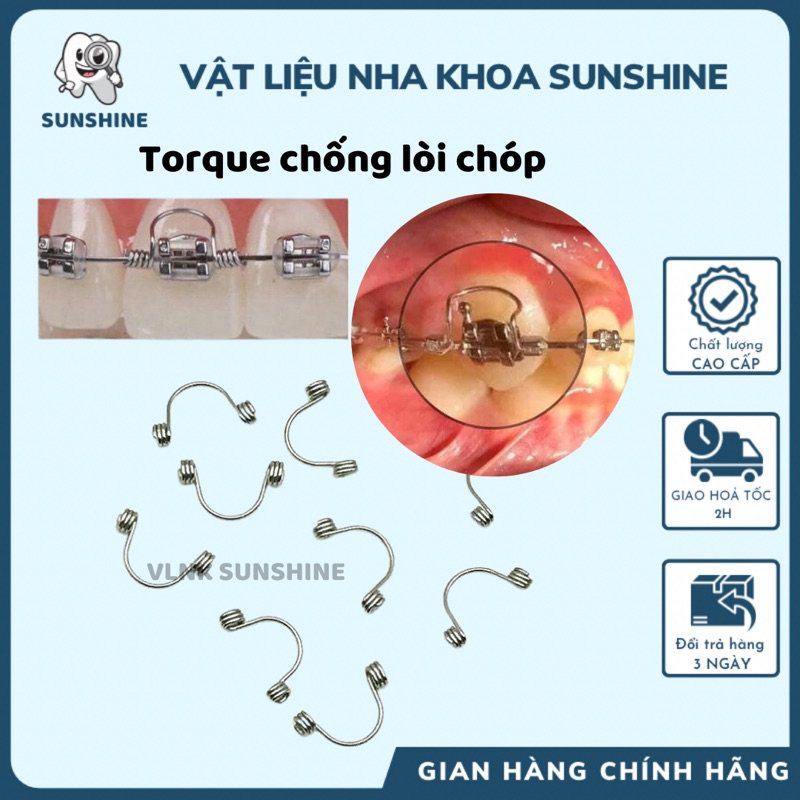 Torque chỉnh nha chống lòi chóp lò xo waren torque art hỗ trợ chỉnh nha TT9