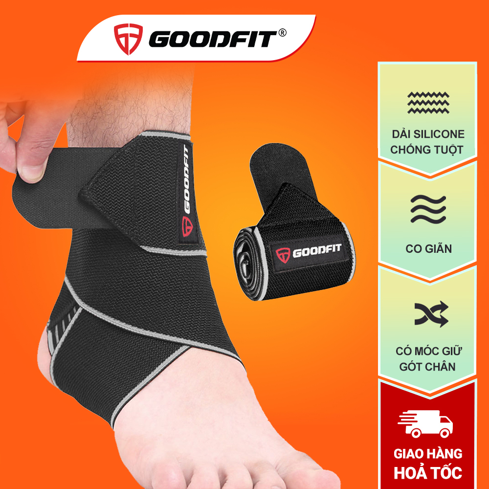 Băng cổ chân, băng cuốn cổ chân bảo vệ mắt cá chân GoodFit GF612A băng chống lật cổ chân, bó cổ chân