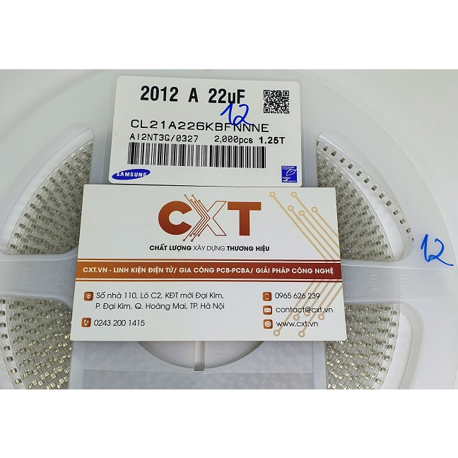 Tụ dán 0805 các giá trị