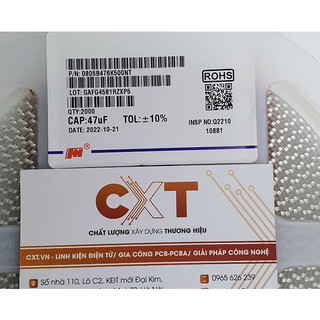 [Dây 10 cái] Tụ dán 0805 các giá trị