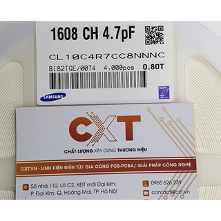 [Dây 10 cái] Tụ dán 0603 100V các giá trị