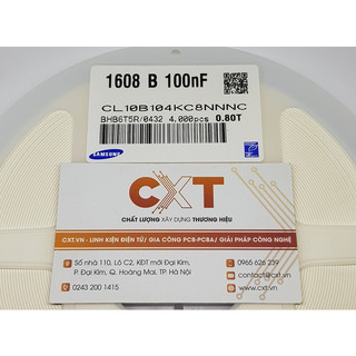 Tụ dán 0603 100v các giá trị