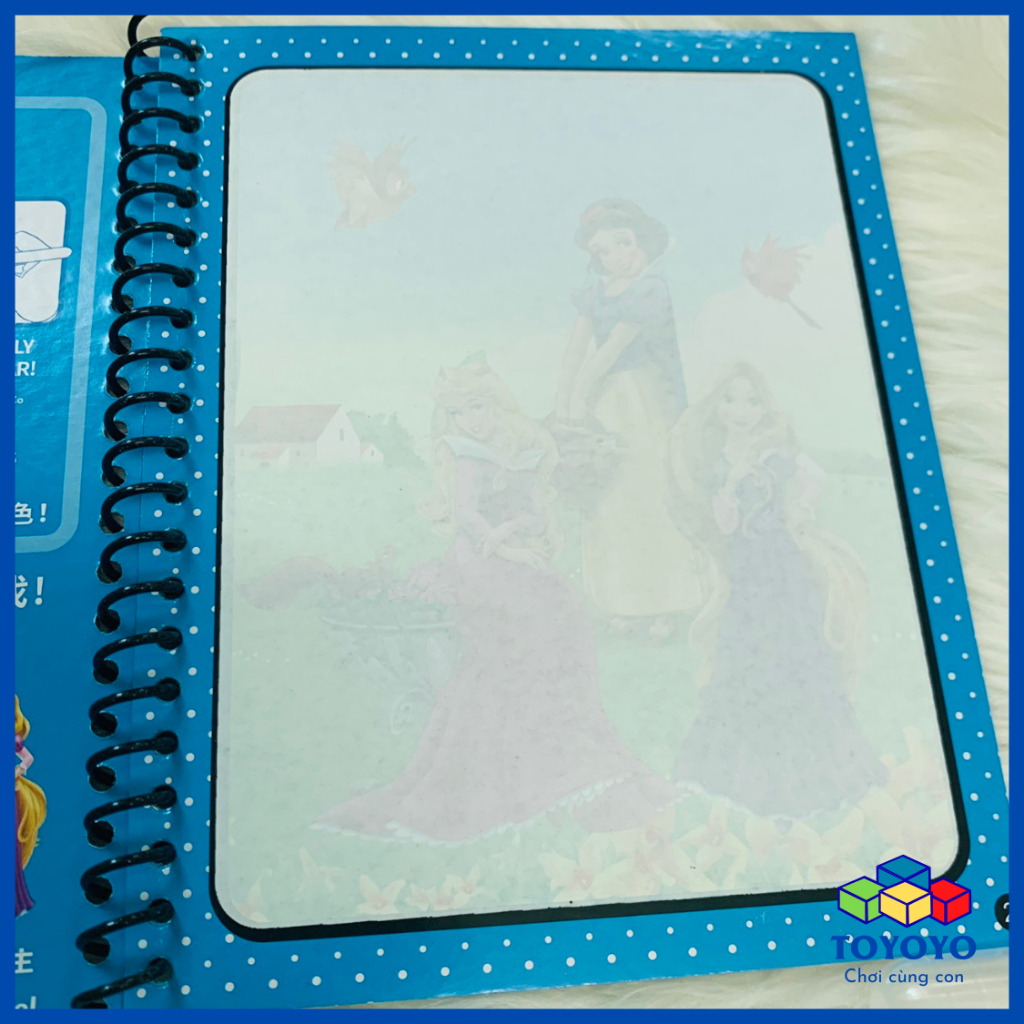 Tranh Tô Màu Nước Ma Thuật, Quyển Tập Tô Thần Kỳ, Magic Water Book Cho Bé