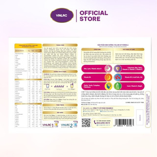 Sữa bột Vinlac số 1 400g