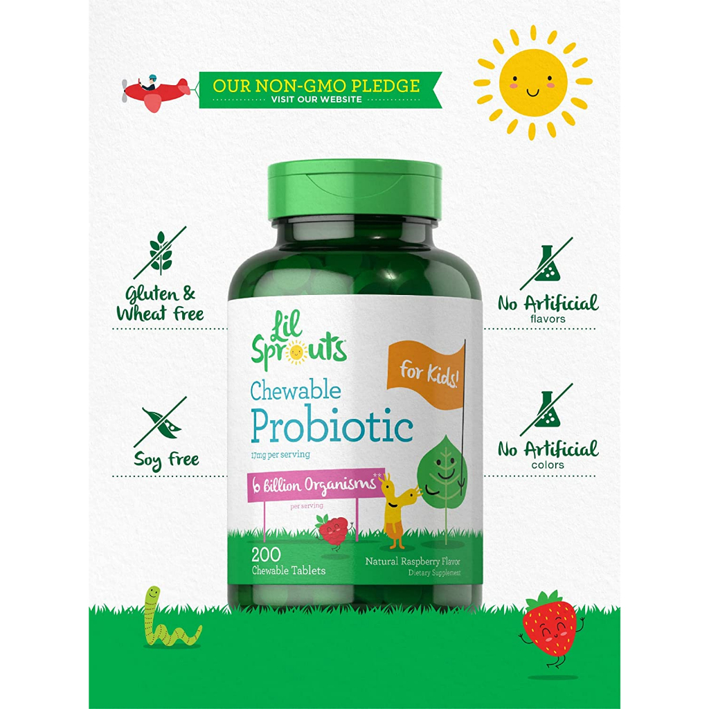 Viên Lợi Khuẩn cho Bé, cho Trẻ Em - 200 Viên - Hỗ Trợ Tiêu Hóa - Sức Khỏe Toàn Diện - Probiotics - Garden of Life
