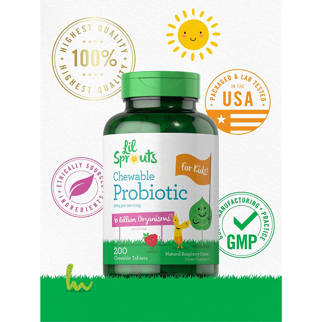 Viên Lợi Khuẩn cho Bé, cho Trẻ Em - 200 Viên - Hỗ Trợ Tiêu Hóa - Sức Khỏe Toàn Diện - Probiotics - Garden of Life