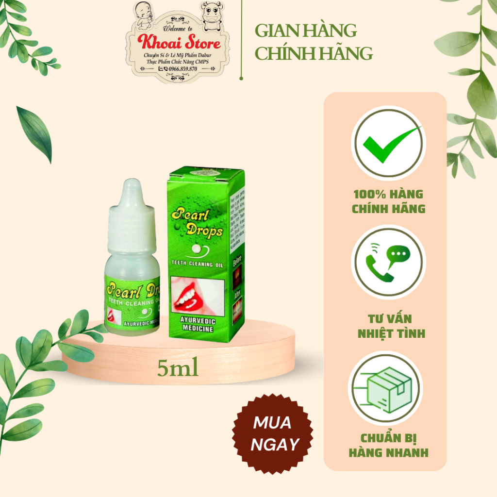 Tinh Dầu Trắng Răng Pearl Drops 5ml