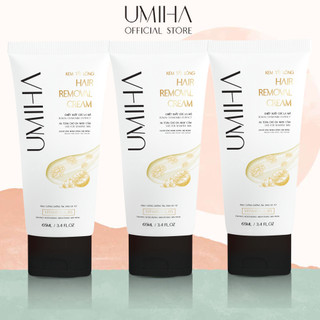 Combo 3 Hộp Kem Tẩy Lông UMIHA (65mlx3) Cho Da Nhạy Cảm